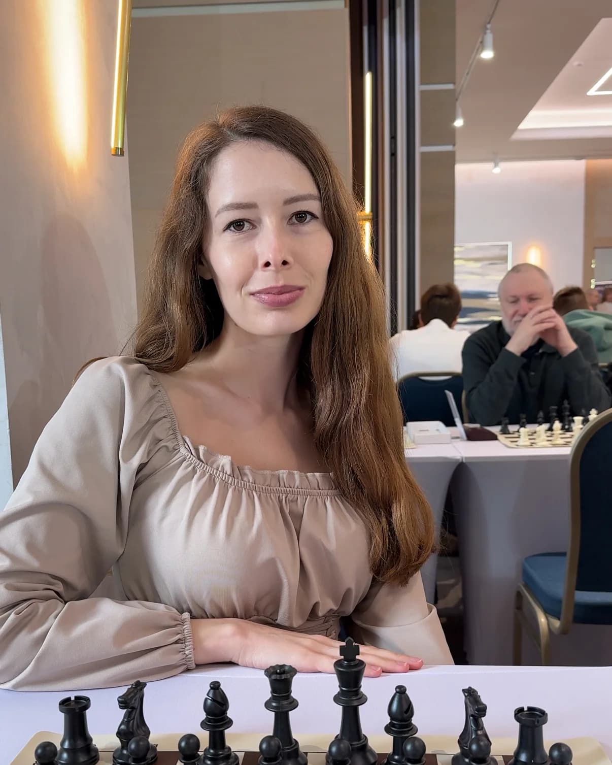 Марина Ниязгулова на международном шахматном турнире