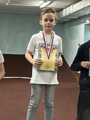 Олег Беляев, 9 лет, ученик школы Skillchess, чемпион города Белогорска до 15 лет